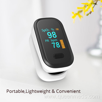 Measured Spo2 fingertip  pulse oximeter